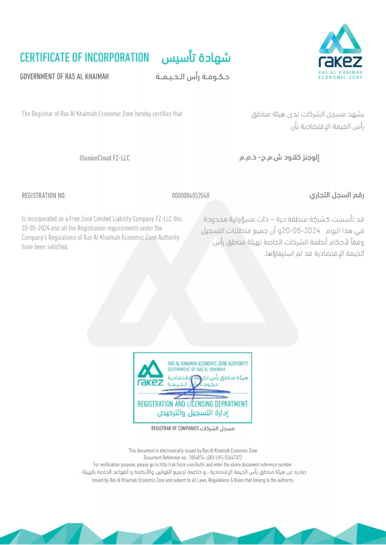 Certificate of Incorporation